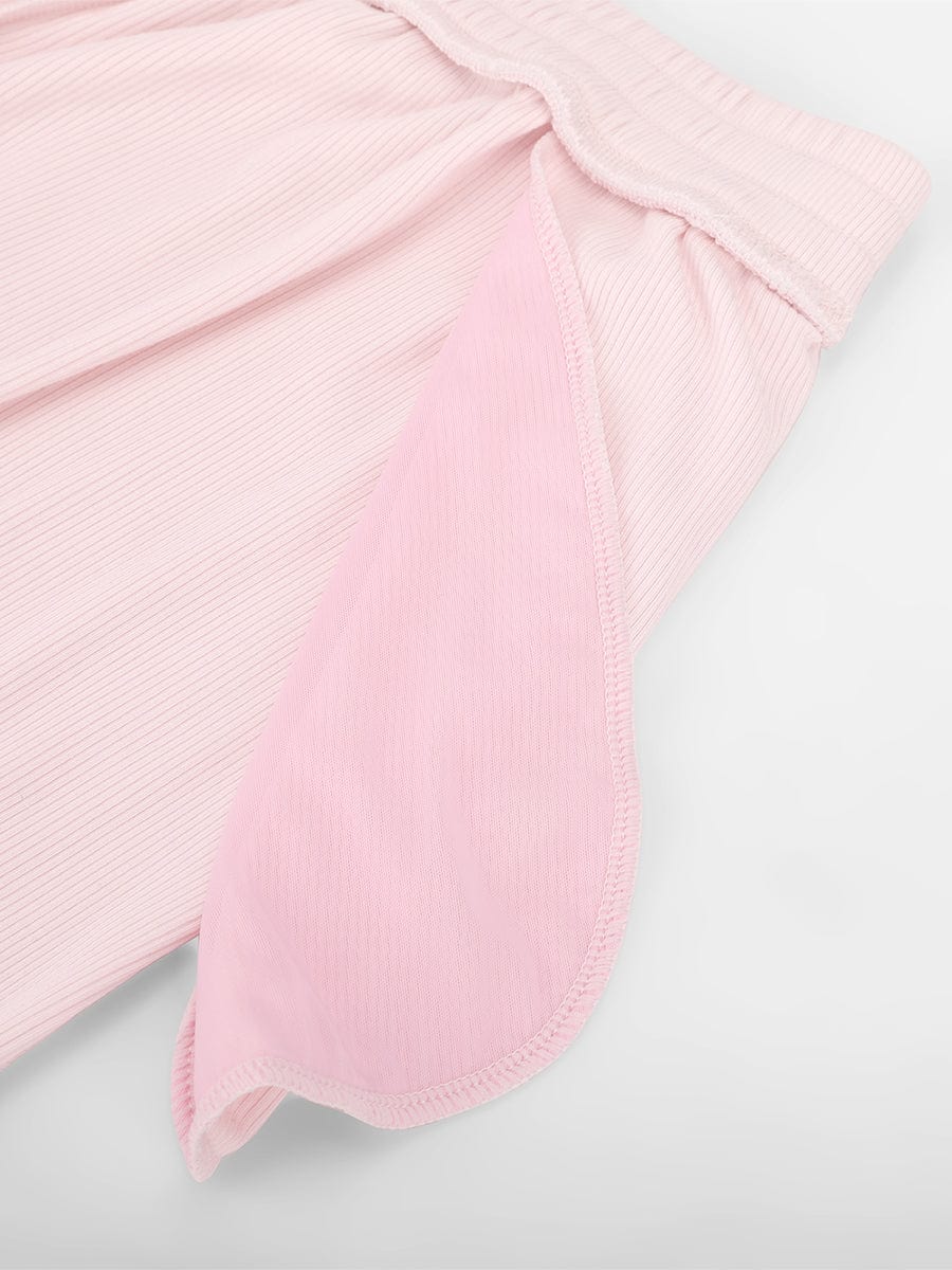 Rayon Ribbed Wide Leg Lounge Pants