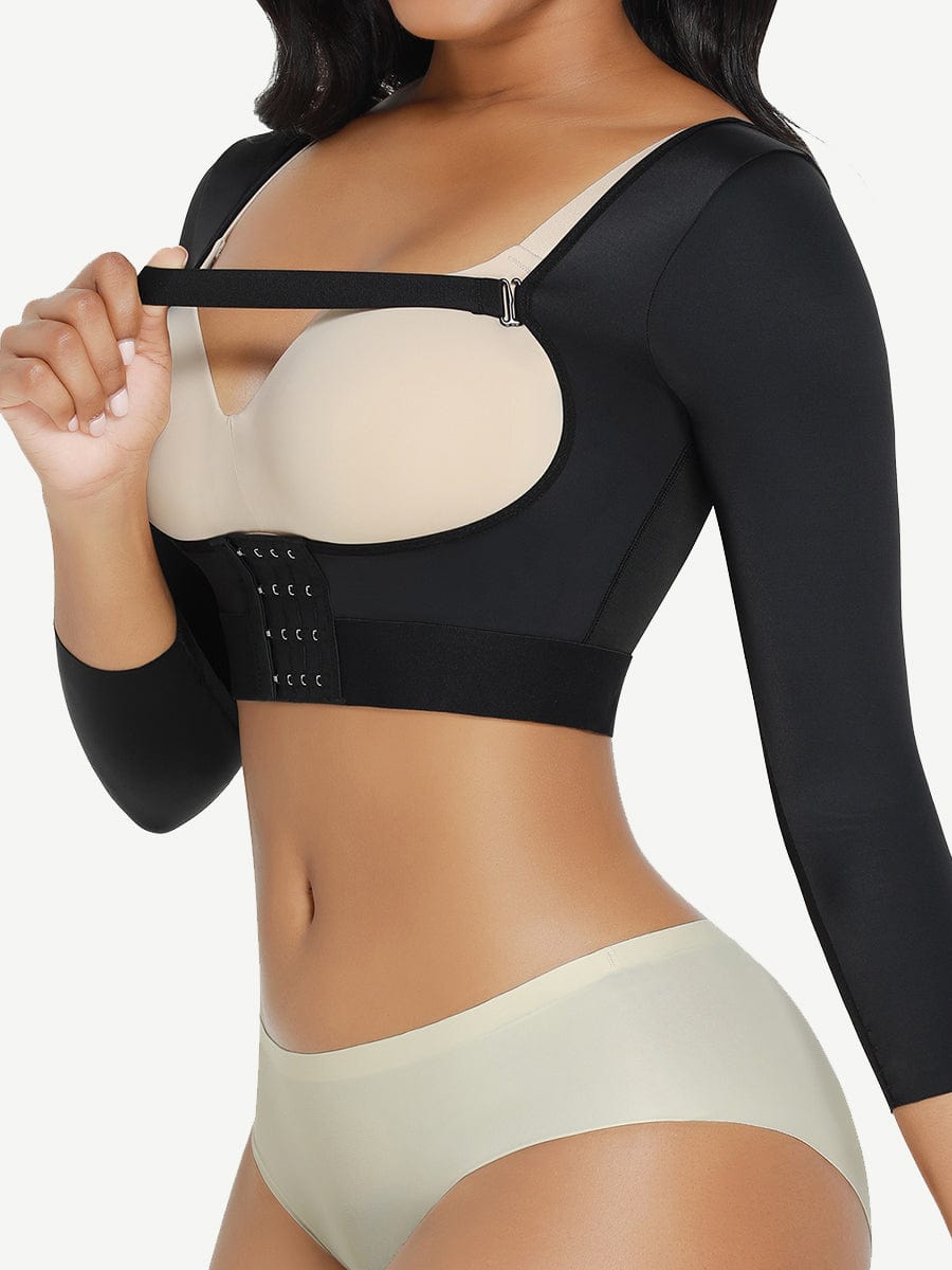 Breathable Shapewear Top with Anti-Bounce Chest Support