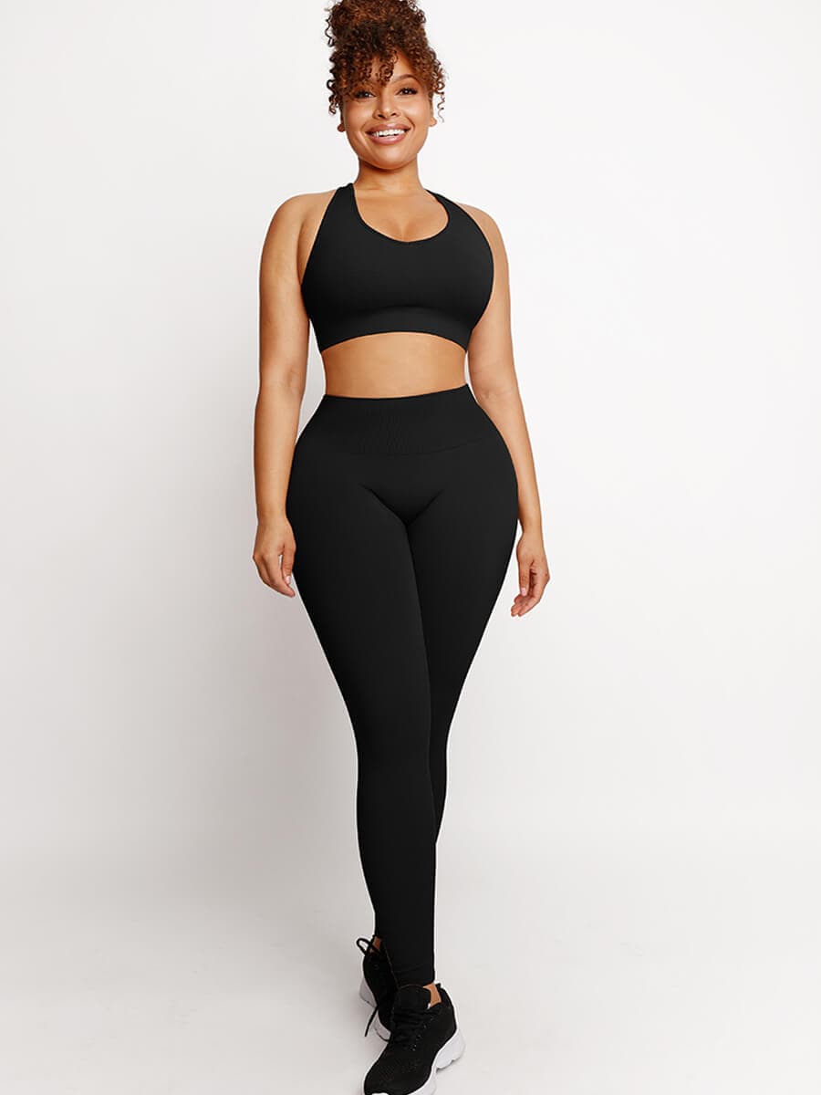 Eco-Friendly Seamless Activewear with Butt Lift and Tummy Control