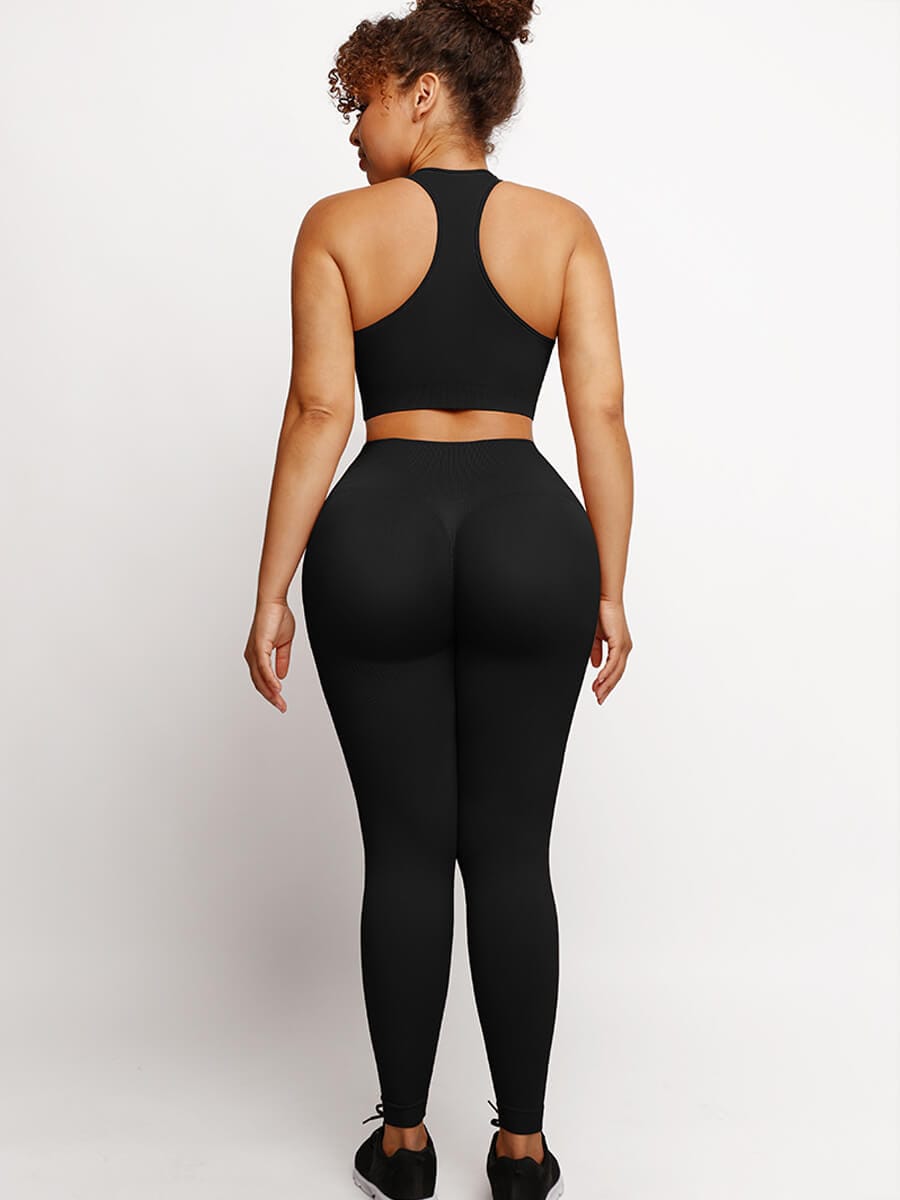 Eco-Friendly Seamless Activewear with Butt Lift and Tummy Control