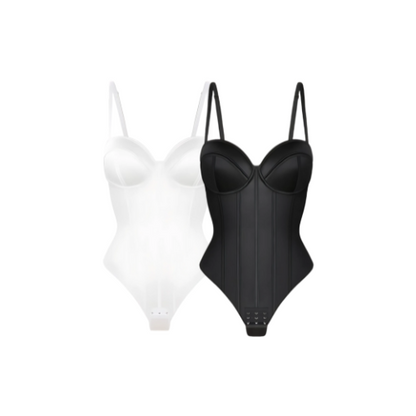 Strapless Bodysuit Shapewear with Built-in Cups