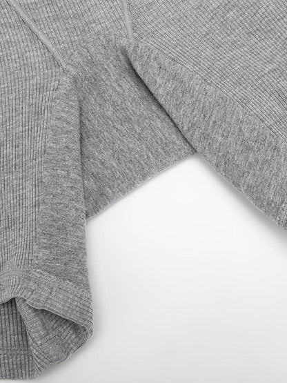 Rayon Ribbed Fitted Boxer Mid Waist Breathable Shorts