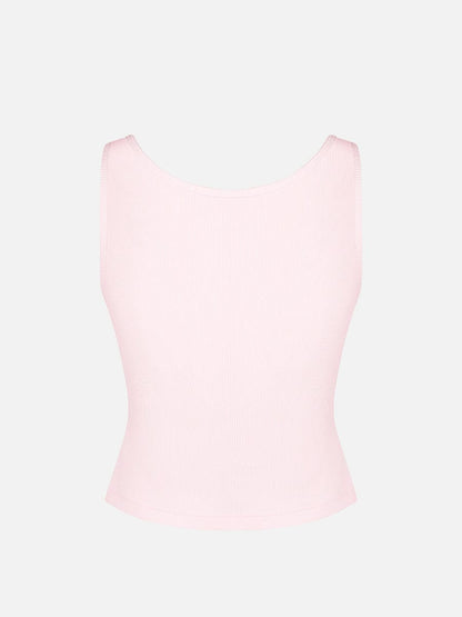 Rayon Ribbed Wide Breathable Strap Tank Top