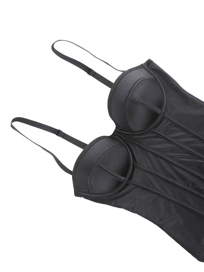 Strapless Bodysuit Shapewear with Built-in Cups