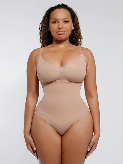 Seamless Sculpted Bust Thong Bodysuit