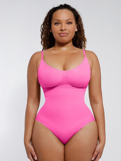 Seamless Sculpted Bust Thong Bodysuit