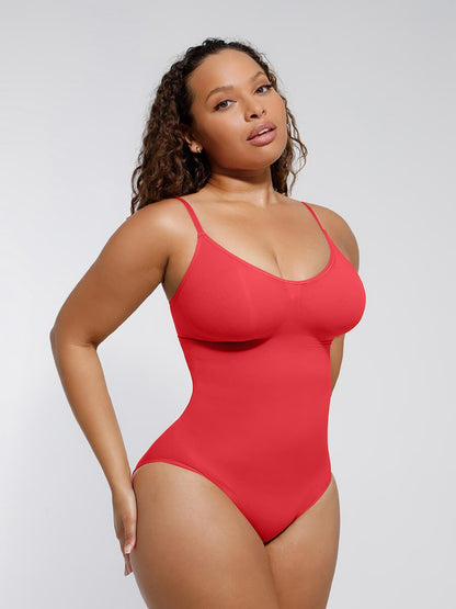 Seamless Sculpted Bust Thong Bodysuit