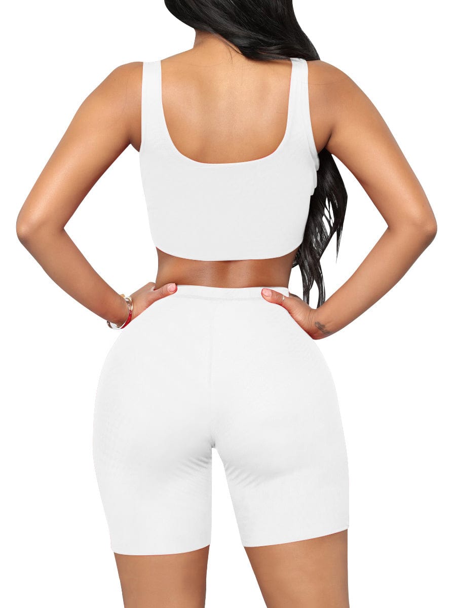 High-Waist Sports Shorts with Moderate Support